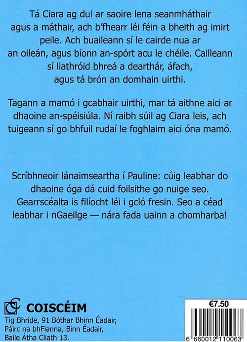 Mamo agus an Peileadoir Pauline Devine Children's Book Irish book for children and learners