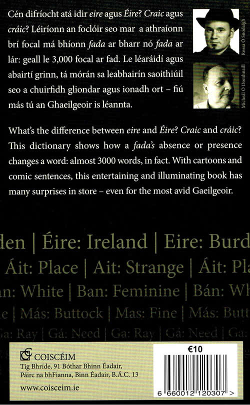 Our Fada le Rossa O Snodaigh agus Micheal O Domhnaill Focloir Dictionary Dictionaire