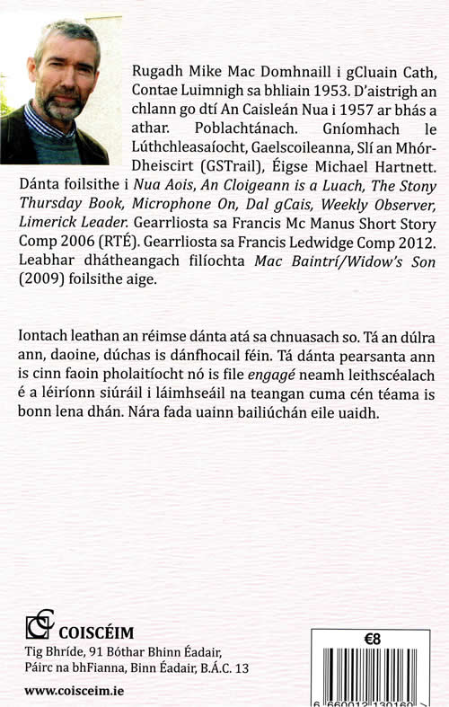Macalla Maidu le Mike Mac Domhnaill cnuasach nua filiochta New Irish Poetry