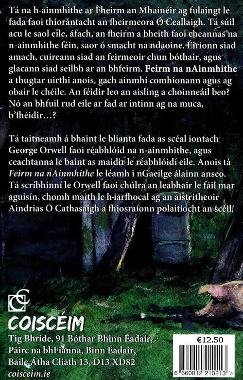 Feirm na nAinmhithe le George Orwell aistriuchan go Gaeilge le Aindrias O Chathasaigh