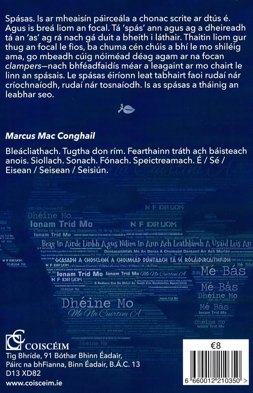 Spasas le Marcus Mac Conghail cnuasach filiochta Irish Poetry