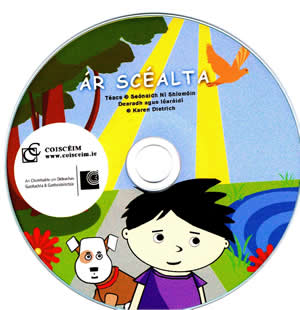 Ár Scéalta Diosca na Scéalta CD Guide for teachers and parents Irish language learning Gaelic language learning