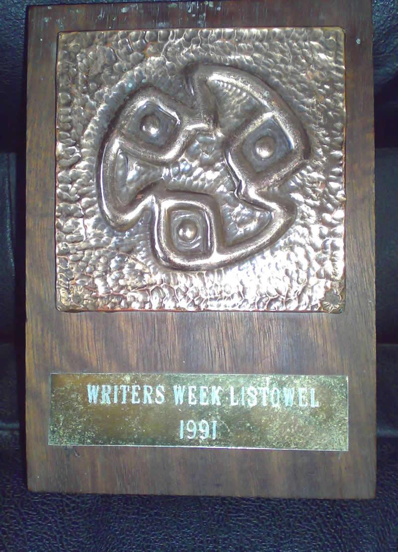 Irish Writers Award Litearature Adward Writers Week 1991